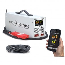 White Lightning 28-Volt SmartGPU™ General Aviation Ground Power Unit with Bluetooth 54 Amp Max White Lightning 28-Volt SmartGPU™ General Aviation Ground Power Unit with Bluetooth 54 Amp Max